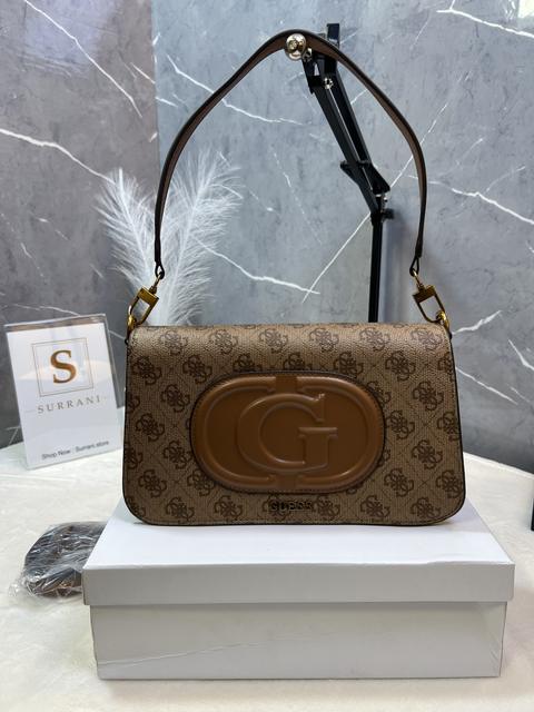 Guess Flap Bag — Tan
