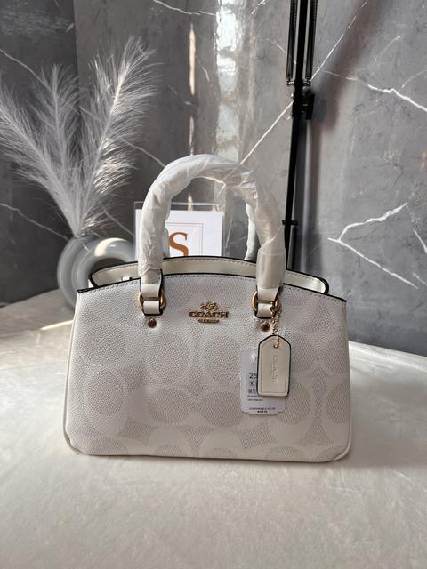 COACH Double Rounded bag — Chalk White